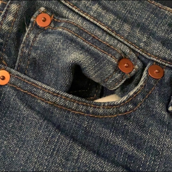 Madewell 9” High Riser Skinny 27 distressed jeans - Picture 3 of 4